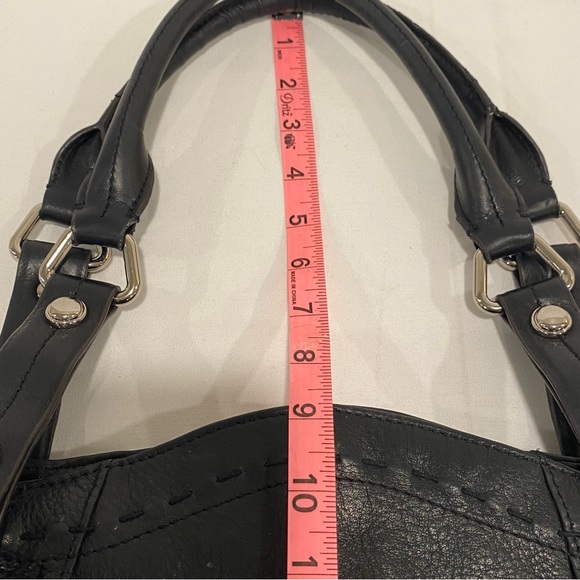 B Makowski Black Leather Hobo Shoulder Bag - Large - Very Good Condition - Picture 10 of 15